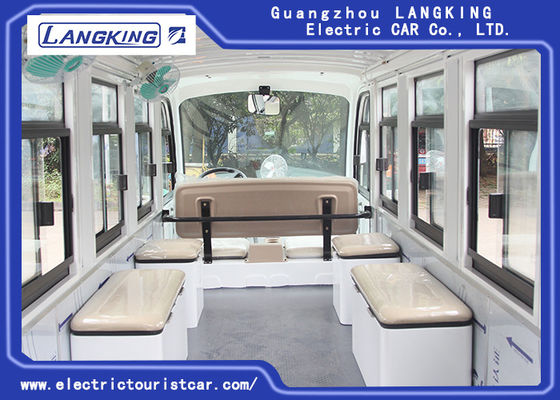 Xe golf điện màu tùy chỉnh Xe cứu thương 8 chỗ + 1 giường Động cơ AC 72V /7.5KW